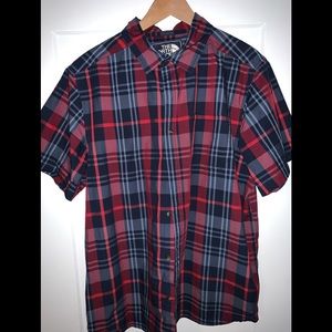 The North Face XL Plaid button down shirt